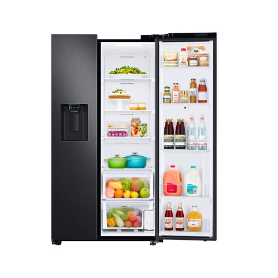 Heladera Samsung Family Hub RS27 | 685L | Side by Side | Black Inox